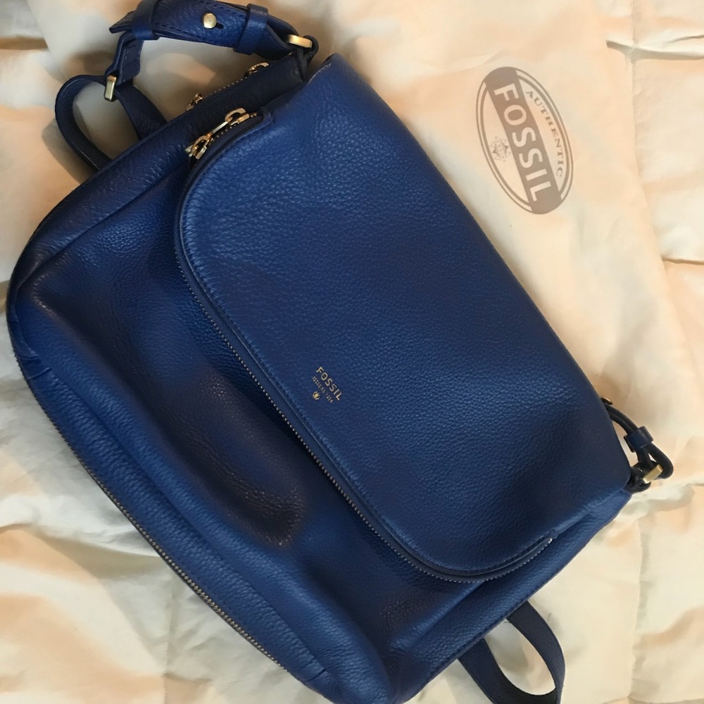 Stunning Royal Blue Fossil handbag